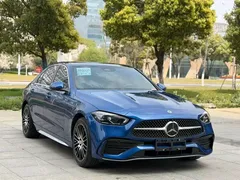 2022 Mercedes-Benz C-Class C 260 L Sport, синий — фото 3