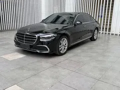 2023 Mercedes-Benz S-Class S 400 L Business, чёрный — фото 1