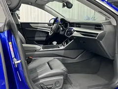 2022 Audi A7 45 TFSI, синий — фото 4