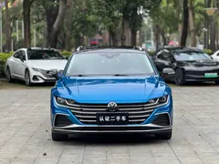 2021 Volkswagen CC 380TSI, синий — фото 2