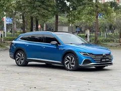 2021 Volkswagen CC 380TSI, синий — фото 3