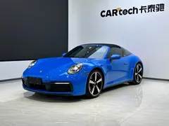 2023 Porsche 911 Targa 4 3.0T, синий — фото 1