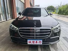 2021 Mercedes-Benz S-Class S 400 L Business, чёрный — фото 2