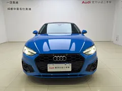 2021 Audi A5 Sportback 40 TFSI, синий — фото 2
