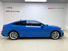 2021 Audi A5 Sportback 40 TFSI, синий — фото 3