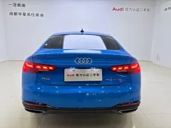 2021 Audi A5 Sportback 40 TFSI, синий — фото 5