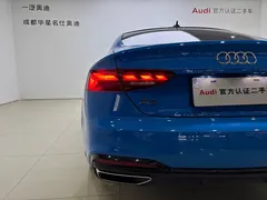 2021 Audi A5 Sportback 40 TFSI, синий — фото 6