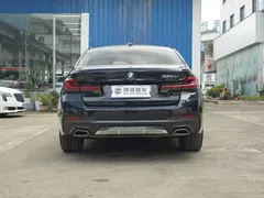 2023 BMW 5 Series 5 530Li M, чёрный — фото 12