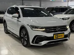 2022 Volkswagen Tiguan L 380TSI AT 4WD R-Line 7-seat, белый — фото 3