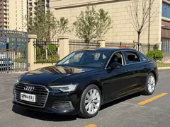 2021 Audi A6L 45 TFSI, чёрный — фото 1