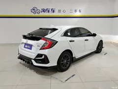 2021 Honda Civic HATCHBACK 220TURBO CVT new sharp control, белый — фото 3