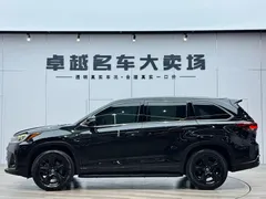2021 Toyota Highlander 2.0T 4WD 7, чёрный — фото 4