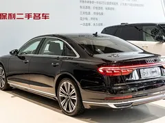 2021 Audi A8 A8L 55 TFSI quattro premium type, чёрный — фото 3