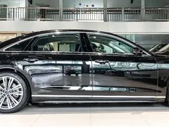 2021 Audi A8 A8L 55 TFSI quattro premium type, чёрный — фото 4