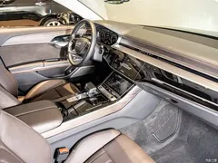 2021 Audi A8 A8L 55 TFSI quattro premium type, чёрный — фото 9