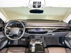 2021 Audi A8 A8L 55 TFSI quattro premium type, чёрный — фото 10
