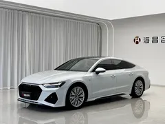 2020 Audi A7 45 TFSI, белый — фото 5