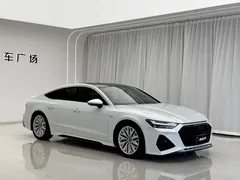 2020 Audi A7 45 TFSI, белый — фото 6