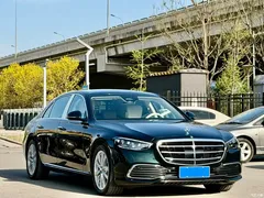 2023 Mercedes-Benz S-Class S 400 L Business, зелёный — фото 3