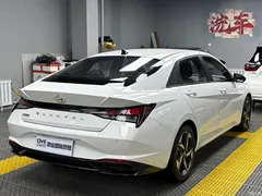 2023 Hyundai Elantra 1.5L CVT GLX Elite, белый — фото 6