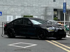 2021 BMW M3, чёрный — фото 3