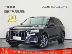 2023 Audi Q7 55 TFSI quattro S line, чёрный — фото 1