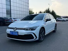 2023 Volkswagen Golf 280TSI DSG R-Line, белый — фото 1