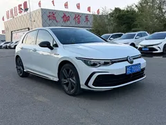 2023 Volkswagen Golf 280TSI DSG R-Line, белый — фото 3