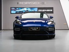2021 Porsche Panamera 4S E-Hybrid Sport Turismo PHEV, синий — фото 2