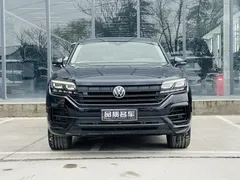 2021 Volkswagen Touareg 3.0TSI, чёрный — фото 3