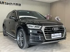 2020 Audi Q5L 45 TFSI, чёрный — фото 2