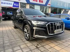 2023 Audi Q7 55 TFSI quattro S line, чёрный — фото 2
