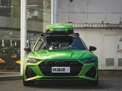 2022 Audi RS 6 4.0T Avant, чёрный — фото 2