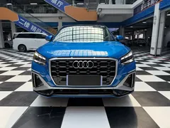 2022 Audi Q2L 35 TFSI, синий — фото 2