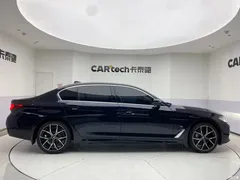 2021 BMW 5 Series 530Li Leading M Sport Package, чёрный — фото 4