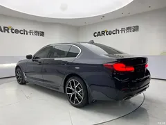2021 BMW 5 Series 530Li Leading M Sport Package, чёрный — фото 7