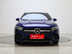 2022 Mercedes-Benz A-Class A 200 L, синий — фото 1