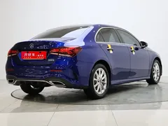 2022 Mercedes-Benz A-Class A 200 L, синий — фото 18