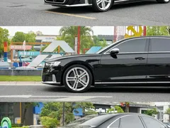 2021 Audi S8 S8L 4.0TFSI quattro, чёрный — фото 7
