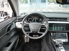 2021 Audi S8 S8L 4.0TFSI quattro, чёрный — фото 20