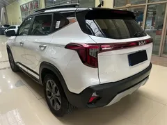2023 Kia Seltos 1.5L CVT Luxury, белый — фото 6