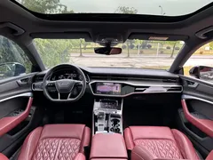 2022 Audi A7L 45 TFSI quattro S-line, чёрный — фото 7
