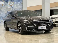 2022 Mercedes-Benz S-Class S 400 L Luxury, чёрный — фото 3