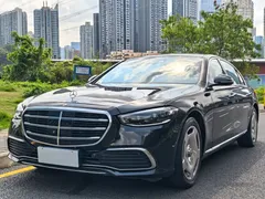 2022 Mercedes-Benz S-Class S 400 L Luxury, чёрный — фото 1