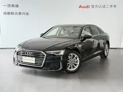2022 Audi A6L 40 TFSI luxury and elegant model, чёрный — фото 1