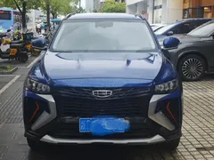 2022 Geely Atlas 1.8TD DCT, синий — фото 1