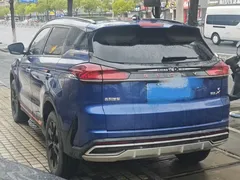 2022 Geely Atlas 1.8TD DCT, синий — фото 5