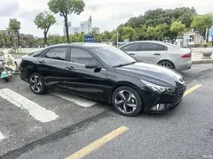 2021 Hyundai Elantra 1.5L CVT GLX Elite, чёрный — фото 1