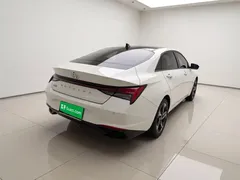 2021 Hyundai Elantra 1.5L CVT LUX Premium, белый — фото 25
