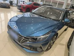 2021 Hyundai Elantra 1.5L CVT GLX Elite, синий — фото 2